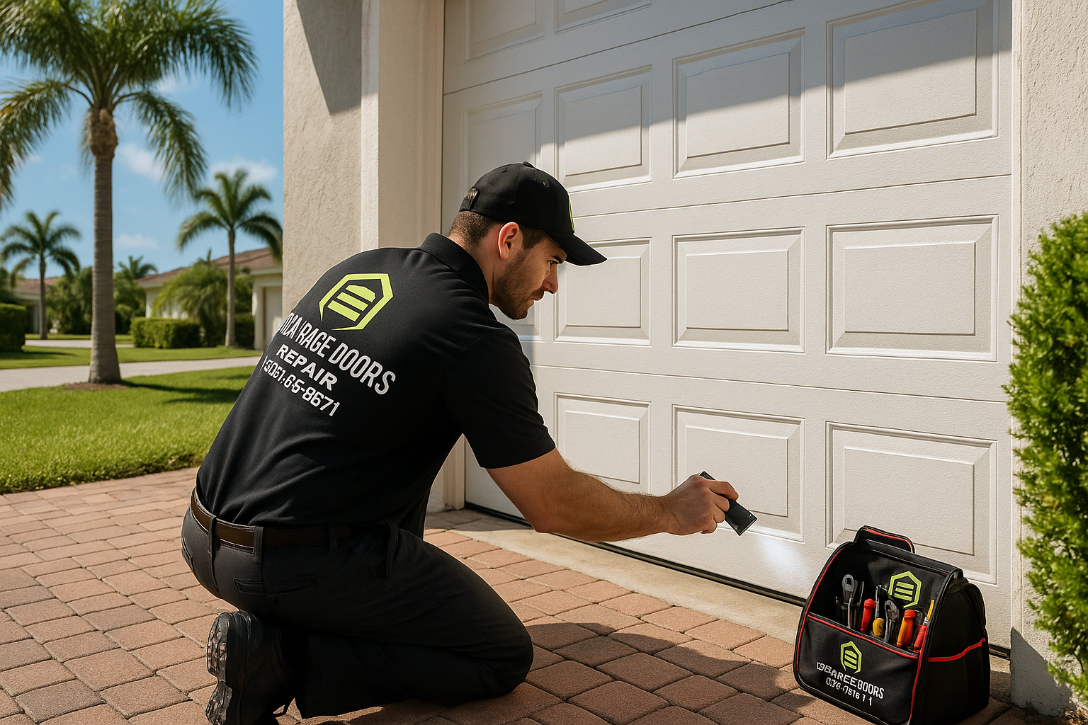 Garage door work in Los Angeles